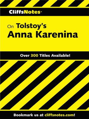 cover image of CliffsNotes on Tolstoy's Anna Karenina